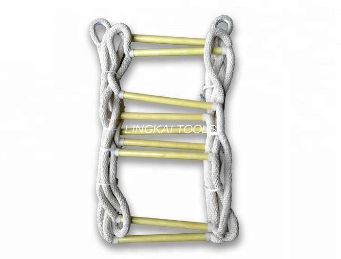 Сигурносни алати за меку конструкцију, мердевине са ужетом за пењање за хитне случајеве
