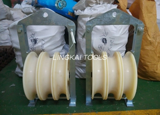 Прилагођени најлонски кабл ременице, поцинковани челични оквир најлонски блок ременице